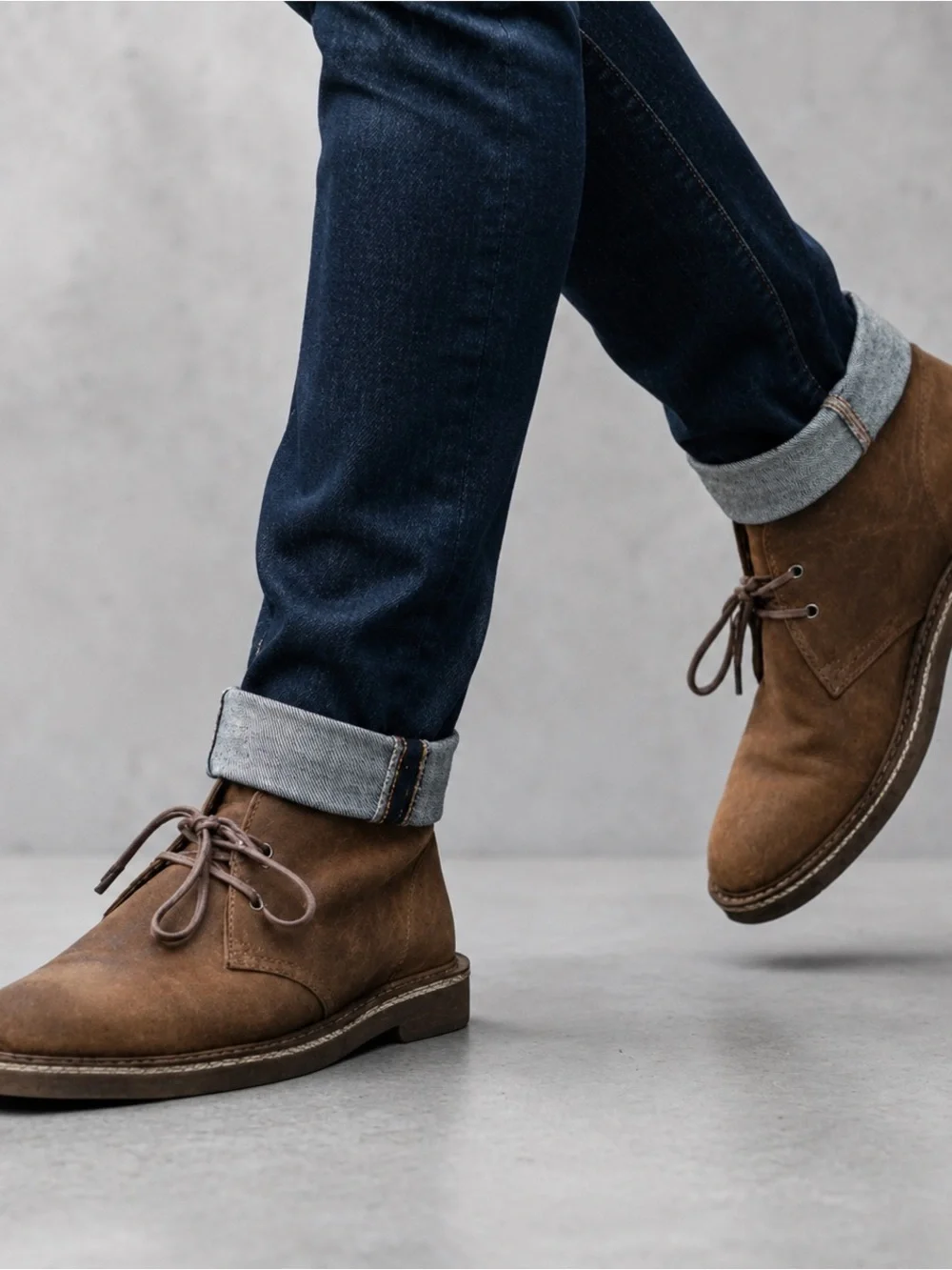Clarks Menikok Mills Leather Desert Chukka Boots Brown Men’s 10.5 M 82286